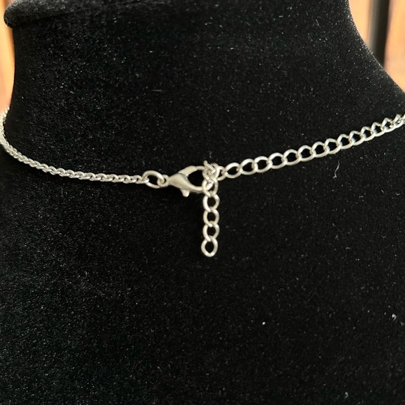 Wrapped polish fire agate pendant necklace, Granola Girl, Boho, Zen - Picture 4 of 4